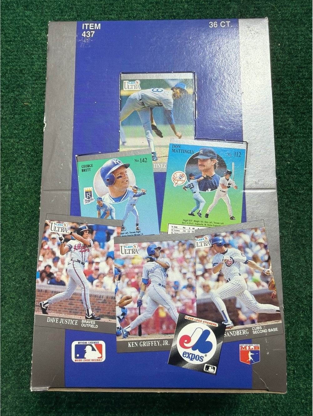 1991 Fleer Ultra Baseball Trading Cards Box - 36 Count
